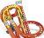 Hot Wheels City Rutsjebane Rally Med 5 Biler