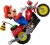 Hot Wheels Rc - Mario Galaxy Movie Motorbike - Mattel Jml15