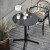 House Doctor - Havebord - Helo - Rundt - Sort - Ø 70 Cm