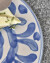 House Doctor - Diva Serveringsbræt - Stentøj - Ø 15 Cm - Blå