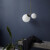 House Doctor - Pendel Lampe - Twice - Hvid - H 70 Cm