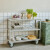 House Doctor - Reol Med Hjul - Trolley - Stål - Grå - 101X45X120 Cm