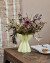 House Doctor - Say Vase - Gul - Mundblæst Glas - H 21 5 Cm