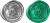 Harry Potter - Slytherin Stempel