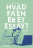 Hvad Fa En Er Et Essay