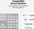 Hyper - Bluetooth 50 Wireless Keyboard Nordic Space Grey