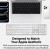 Hyper - Bluetooth 50 Wireless Keyboard Nordic Space Grey
