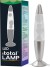 Itotal - Led Lava Lampe - Farveskiftende - Sølv Base - Hvid Voks