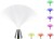 Itotal - Farveskiftende Fiber Optisk Lampe