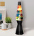 Itotal - Lava Lampe - Regnbue - Sort - 36 Cm