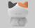 Itotal - Sparegris Orange Cat 27 Cm