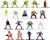 Ninja Turtles Figurer - Nano Metalfigs - Die Cast - 18 Stk - Jada