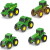 John Deere - Pullbacks Assorterede