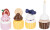 Legemad I Træ - Cupcakes Med Kageopsats - Small Foot
