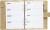 Kalender - Str 19X23 5X4 Cm - Ringordner - Guld - 1 Stk