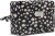 Karen - Stor Toilettaske Med Broderede Margueritter - Sort - Large