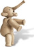 Kay Bojesen - Elefant Lille - Eg - 9 5 Cm