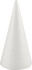 Kegle - H 19 5 Cm - Ø 7 Cm - Hvid - 1 Stk