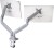 Kensington - Smartfit One-Touch Monitor Arm Dual - Light Grey