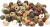 Keramikperler - Str 7-18 Mm - Hulstr 2-4 Mm - Assorterede Farver - 300 G