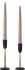 Bloomingville - Kesha Lysestage - Sort - Metal - 2 Stk