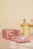 Kids Concept - Foldbar Lænestol Til Børn - Clay Pink Striber - 44X42X38Cm