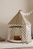 Kids Concept - Legetelt - Khaki Med Tern - 100X100X130 Cm