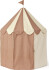 Kids Concept - Pavilliontelt - Beigebrun - 115X115X138Cm