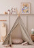 Tipi Legetelt Til Børn - Hvid Med Striber - Kids Concept