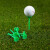 Kikkerland - Lykkekløver Golf Tee