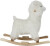 Bloomingville Mini - Kinto Gyngehest - Lama - Hvid - Polyester