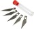 Fiskars - Art Knife Blades - Knivblade Til Kunstnerkniv - 5 Stk - 9601