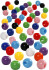 Kongomix - Ø 8 Mm - Hulstr 4 Mm - Assorterede Farver - 700 Ml - 415 G