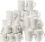 Krus - H 7-10 Cm - Hvid - 48 Stk