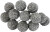 Kunstige Bær - Ø 15 Mm - Sølv - 12 Stk