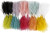 Kunstige Fjer - L 15 Cm - B 8 Cm - Assorterede Farver - 10X10 Pakker