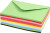 Kuverter - Kuvert Str 11 5X16 Cm - 80 G - Assorterede Farver - 10X10 Stk