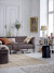 Bloomingville - Lanna Puf - Firkantet - Brun - Polyester