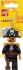 Lego - Nøglering Med Lys - Ledlite - Captain Brickbeard - 7 Cm