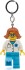 Lego - Ledlite Nøglering Med Led Lys - Kvindelig Læge - 9 Cm