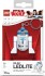 Lego Star Wars - R2-D2 Nøglering Med Led - Ledlite - 9 Cm