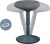 Leitz - Standing Stool Active Comfort Seat Dark Grey