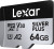Lexar - Microsdxc Professional Silver Plus Uhs-Iu3A24K R205W100 V30 - 64Gb