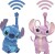 Stitch Angel - Walkie Talkies - 3D - 2 Km - Lexibook