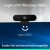 Logitech - Brio 4K Business Webcam - Sort