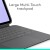 Logitech - Combo Touch Ipad Pro 11-Inch M4 - Graphite - Pan - Nordic