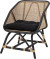 Bloomingville - Loue Loungestol - Sort - Rattan Flet