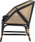 Bloomingville - Loue Loungestol - Sort - Rattan Flet