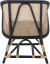 Bloomingville - Loue Loungestol - Sort - Rattan Flet