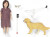 Lundby - Dukke Med Blindstok Og Hund